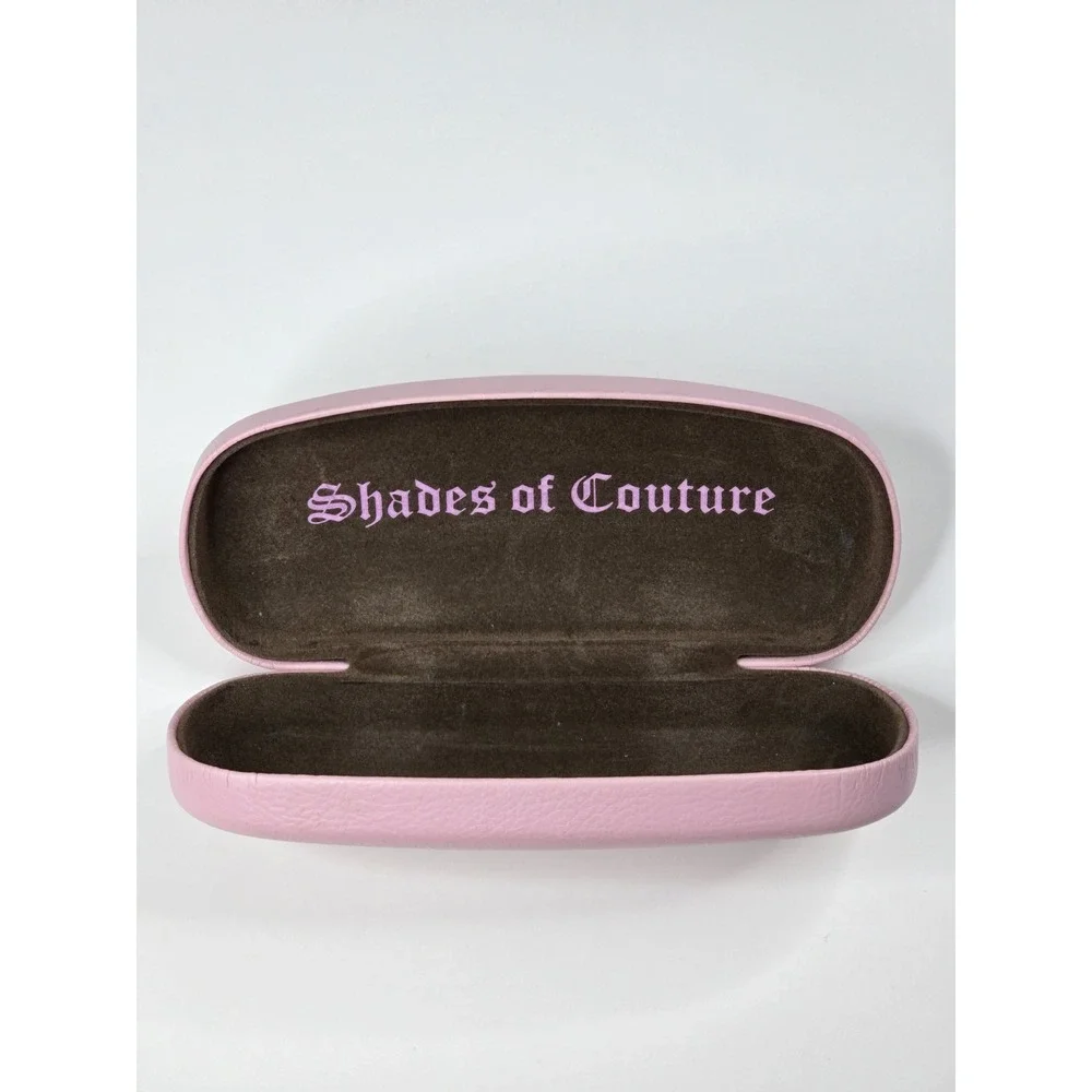 Juicy Couture Authentic Pink Sunglass Empty Eyeglasses Hard‎ Case